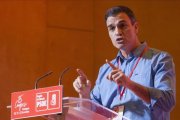 Pedro Sánchez, el pasado día 21, en Cartagena.-PERIODICO (EFE / MARCIAL GUILLEN)