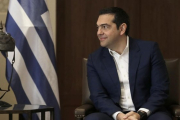 El primer ministro griego, Alexis Tsipras, la semana pasada durante una visita oficial a Jordania.-EFE / ANDRE PAIN