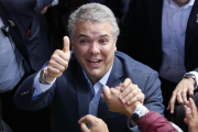 Iván Duque, presidente de Colombia.-AP / FERNANDO VERGARA