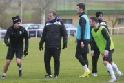 El equipo ya se entrenó en Pallafría otras campañas.-RAÚL G. OCHOA