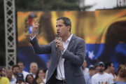 Juan Guaido, en un acto público.-EFE