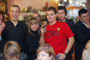 El presidente de Ciudadanos, Albert Rivera, junto a su exjefa de prensa, Imma Lucas, en un acto en Mataró en el 2010.-JOSEP GARCIA