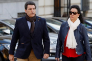 Marjaliza, llegando a la Audiencia-MARISCAL (EFE)