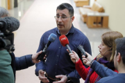José Luis Ábalos, el pasado 28 de marzo en la sede del PSOE.-DAVID CASTRO