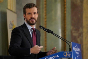 Pablo Casado, líder del PP.-JOSÉ LUIS ROCA