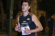 Dani Arce durante la pasada SanSilvestre Cidiana en la que logró el triunfo.-RAÚL G. OCHOA