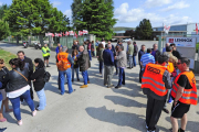 Imagen de una concentración de trabajadores de Lennox el pasado mes de junio.-ISRAEL L. MURILLO