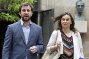 Toni Comín y Meritxell Serret, en una imagen de archivo.-RICARD CUGAT