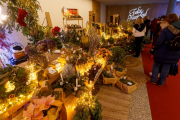 Feria de Navidad de los floristas de Burgos en el Fórum Evolución. SANTI OTERO