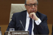 El director general de la Policía durante su comparecencia en el Congreso.-EFE