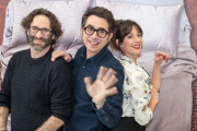 Berto Romero, Eva Ugarte y Carlos Therón, presentan la sèrie Mira lo que has hecho.-RICARD FADRIQUE