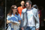 Ben Affleck y Jennifer Garner. este domingo en Los Ángeles.-BAUER GRIFFIN