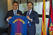 Bartomeu y Costos, el nuevo asesor estratégico del Barça para América.-FC BARCELONA