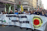 Imagen de la manifestación organizada ayer en Miranda.-M.A.M.