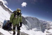 Txikon, en el collado sur del Everest.-ALEX TXIKON