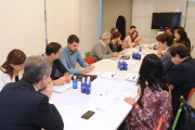Momento de la reunión del consejo de administración celebrado ayer.-ISRAEL L. MURILLO