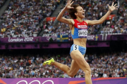 La rusa Maria Savinova, campeona olímpica de 800 metros en Londres 2012, de quien la AMA recomienda la suspensión de por vida.-AP / MATT DUNHAM