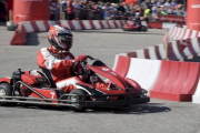 El piloto finalndés de Fórmula 1 de Ferrari Kimmi Raikkkonen en un evento de karting en Helsinki este martes-REUTERS / MARKKU ULANDER