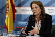 Montserrat Gomendio, en el Ministerio de Educación.-Foto: EFE