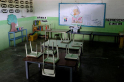 Aula vacía en Venezuela.-MARCO BELLO (REUTERS)