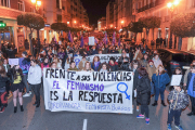 Imagen de archivo de una manifestación del 25-N. ISRAEL L. MURILLO