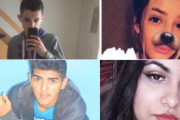 Fotografías que se han colgado en las redes sociales de desaparecidos en el atentado de Mancherter.-