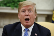 Donald Trump en su despacho de la Casa Blanca. /-EVAN VUCCI (AP)