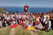 El grupo de las ‘siete Hontorias’ en la edición del pasado año.-EL Ayuntamiento de Hontoria del Pinar.