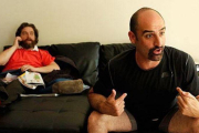 Brody Stevens en Resacón en Las Vegas, junto a Zach Galifianakis.-