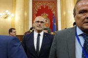 El político de ERC preso Raül Romeva, en el Senado.-JOSE LUIS ROCA