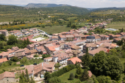 Panorámica a vista de pájaro del casco urbano de la localidad de Soncillo.  ISRAEL L. MURILLO