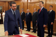 Màxim Huerta promete el cargo como ministro de Cultura y Deportes.-EFE