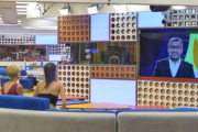 Jorge Javier Vázquez, presentador en Tele 5 de 'Gran Hermano 17', durante la emisión de uno de los programas del 'reality show'.-Goyo Conde photography