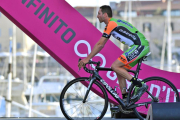 Stefano Pirazzi, en la presentación del Giro del centenario, este jueves.-DARIO BELINGHERI / AP