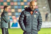 David Movilla en su etapa como entrenador del Barakaldo.-
