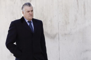 Bárcenas, a su llegada a la Audiencia Nacional.-EMILIO NARANJO
