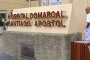 Exterior del Hospital Santiago Apóstol de Miranda de Ebro, donde se encuentra ingresado el paciente. ECB