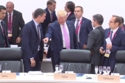 El feo gesto de Trump a Sánchez.-ROSA SÁNCHEZ