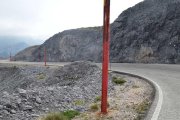 Carretera de Lunada a su paso por la provincia de Burgos.-ECB