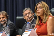 La presidenta de la Junta de Andalucía, Susana Díaz, en un acto oficial en Huelva.-EFE / JULIÁN PÉREZ