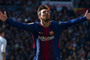 Messi, en el clásico del Bernabéu.-AFP / CURTO DE LA TORRE