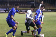 Javi Cantero en acción en el último choque de Copa Federación ante el Real Avilés-Raúl G. Ochoa