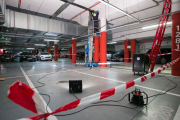 Goteras y humedades en el parking del Fórum Evolución. TOMÁS ALONSO