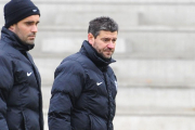 Fernando Estévez durante un entrenamiento.-ISRAEL L. MURILLO