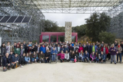 Imagen de todo el grupo que asistió ayer a la jornada de convivencia.-I. L. MURILLO