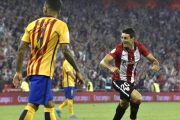 Aduriz, el gran protagonista del partido.-EFE