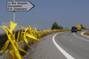 Accesos cercanos a la cárcel de Lledoners.-ALBERT BERTRAN