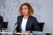 La ministra de Política Territorial y Función Pública, Maritxel Batet, durante la rueda de prensa posterior al Consejo de Ministros del viernes 27 de julio.-EFE / JUANJO MARTÍN