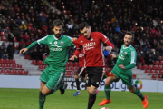 Yanis fue el autor del tanto del Mirandés en el terreno de juego del Gernika-ViveMiranda