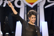 Barei, en la gala en la que salió elegida como representante de TVE en Eurovisión.-RTVE